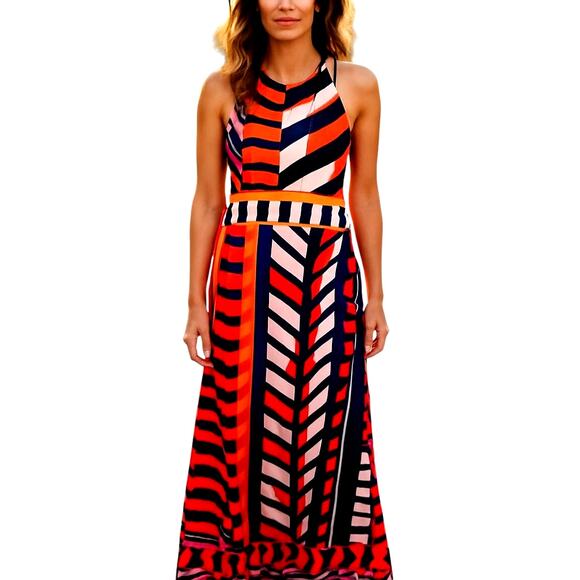 Gievergate Medium Red Women's Sleeveless Maxi BOHO Sun Dress Miss Size 8 10 M - Picture 1 of 6